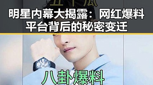 明星内幕大揭露：网红爆料平台背后的秘密变迁